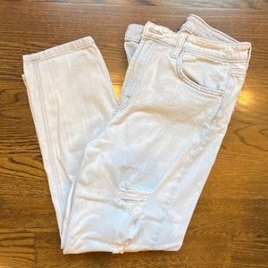 wild fable Jeans Size 10 Light Bleach Wash Ripped Mom Jeans Highest Rise